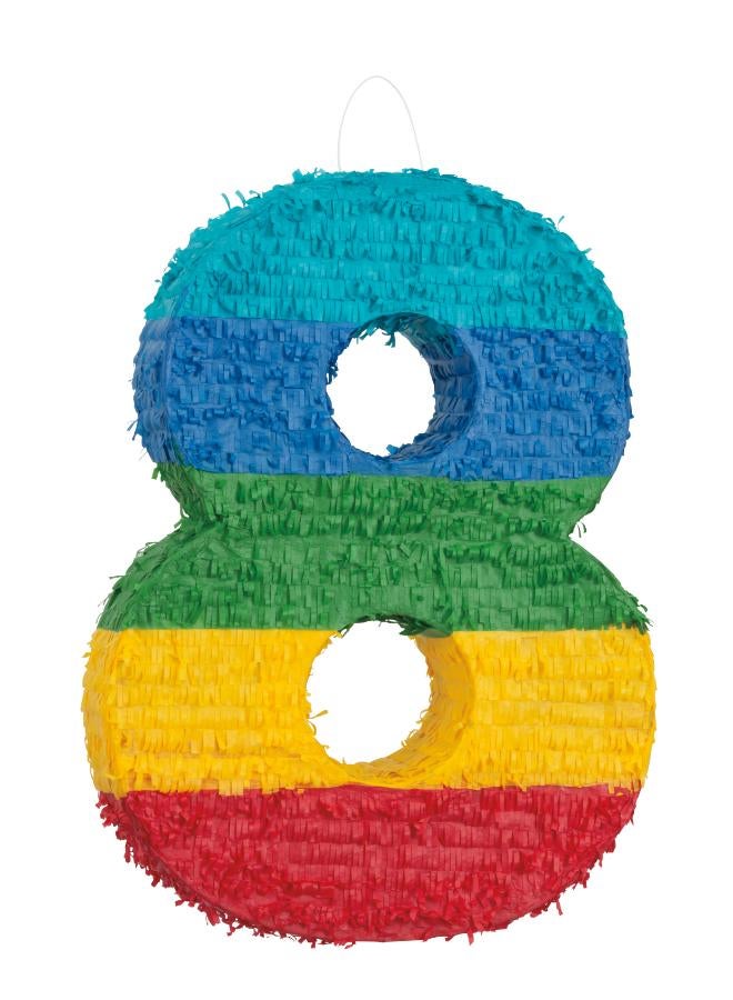 Unique Number 8 Pinata - Image 2