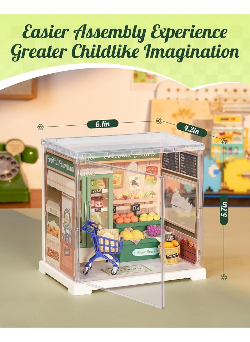 ROBOTIME 3D PUZZLE Rolife Nature Energy Fruits DIY Miniature House DWS01B - Image 2