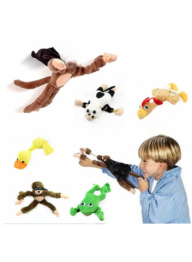 Flying Monkey Slingshot Monkey Plush Toy Doll Slingshot Series Toy Gift Slingshot Monkey Gift-Color:Can Be Customized With Iogo-Height:25CM - Image 1
