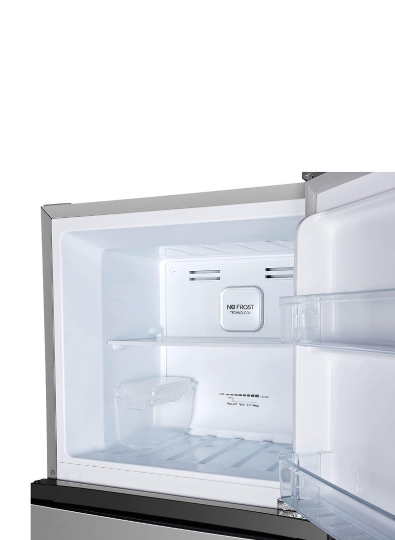 Hisense 264L Gross/ 203L Net Capacity Top Mount Double Door Refrigerator 150 W RT264N4DGN Silver - Image 5