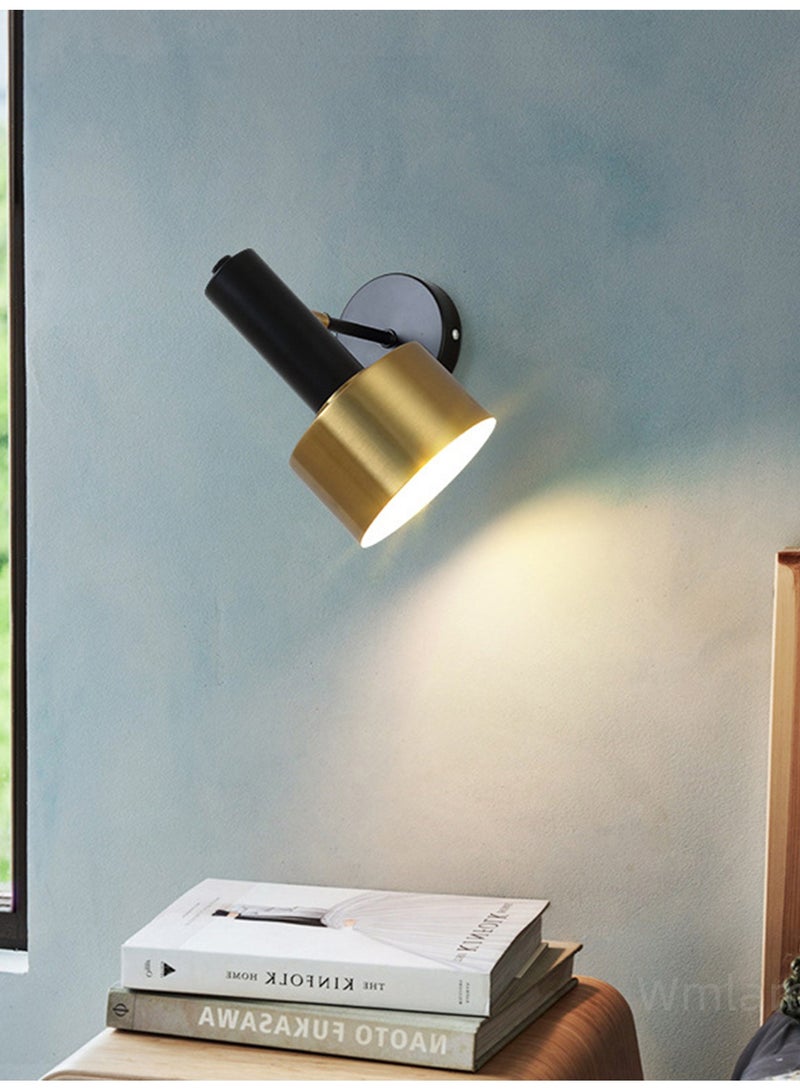 Wmlamz Cordless Battery Powered Stylish Wall Sconce with Remote Control, Smart Wiring Free Wall Sconce for Study Porch Staircase Bedroom - Image 2