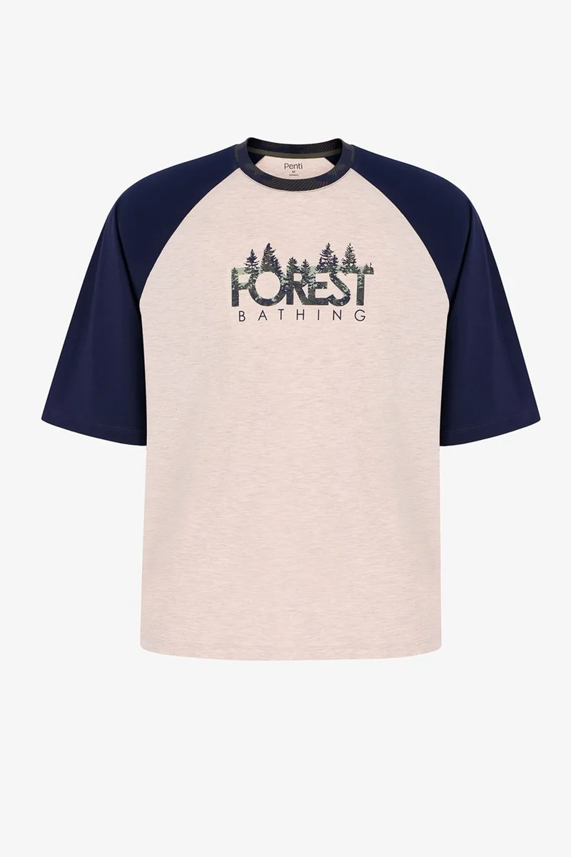 Penti PENTI Hidden Woods Camouflage Short Sleeve Pyjama Set