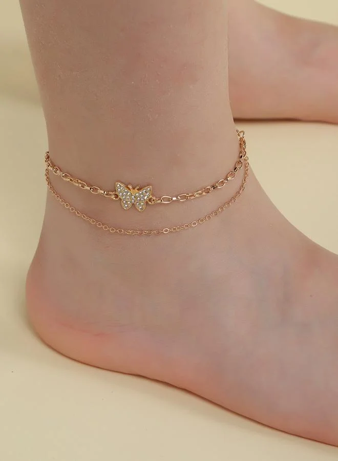 تايك تو خلخال بدلاية فراشة للأطفال