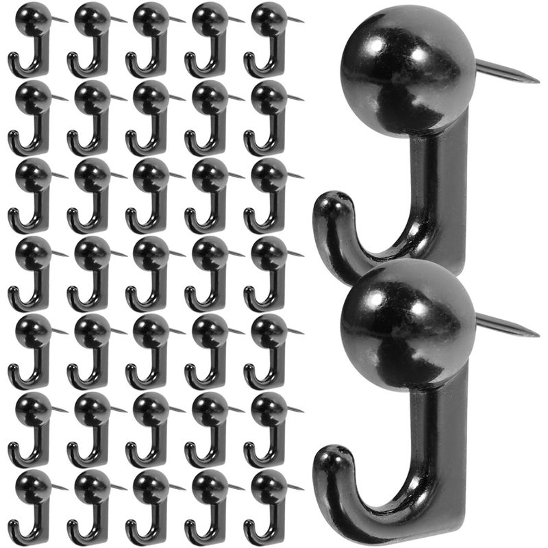 50PCS Office Thumb Thumb Cootping أظافر معلقة Thumb Pushpins الحلي الدخنة متعددة الأغراض - Image 1