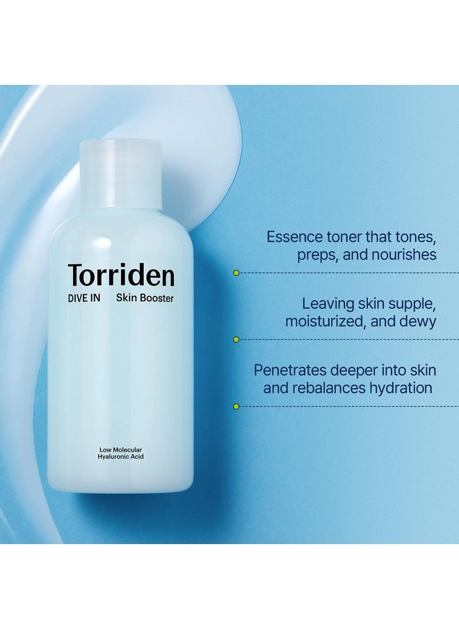 Torriden Torriden Dive-in Hyaluronic Acid Skin Hydrating Booster 6.76 fl oz | Deep Nourishing Facial Moisturizing Toner for Dry, Sensitive Skin | Hyaluronic Acid, Panthenol, Ceramide  - Image 3