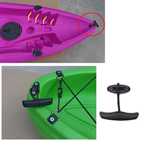 Anndason Anndason 4 PCS Kayak Canoe Carry Handle Pull Handle T-Handle with Cord and Pad Eyes  - Image 4
