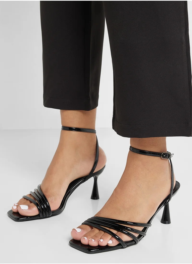 ELLA Strappy Counter Strap Heel Sandal
