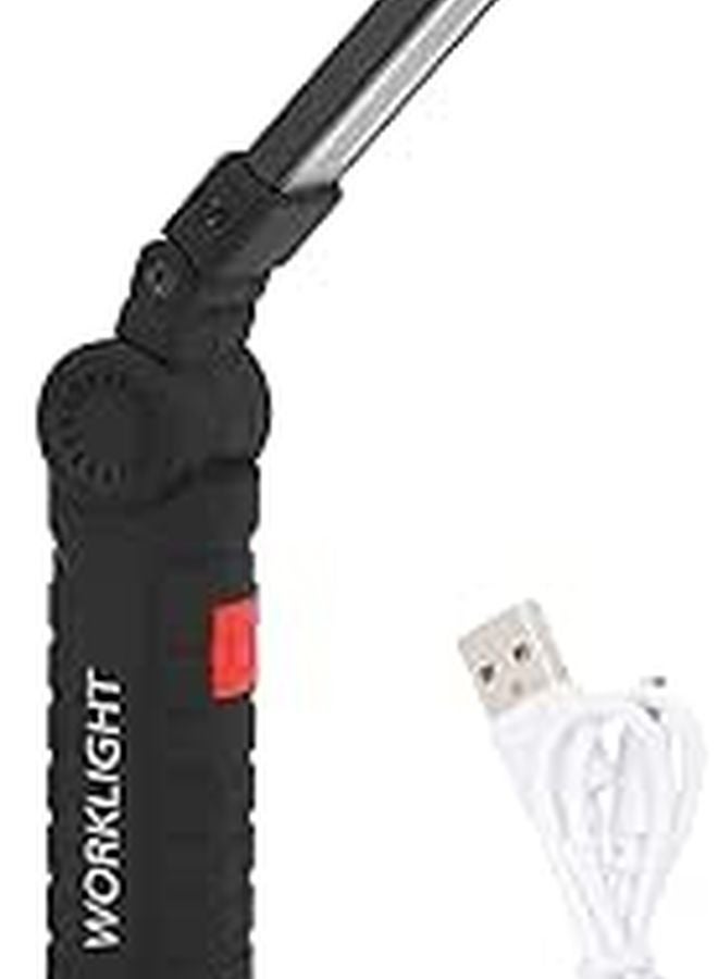 Rechargeable COB LED Work Light with Magnet Hook Foldable 360 Rotation 10 Hours Camping - Image 1