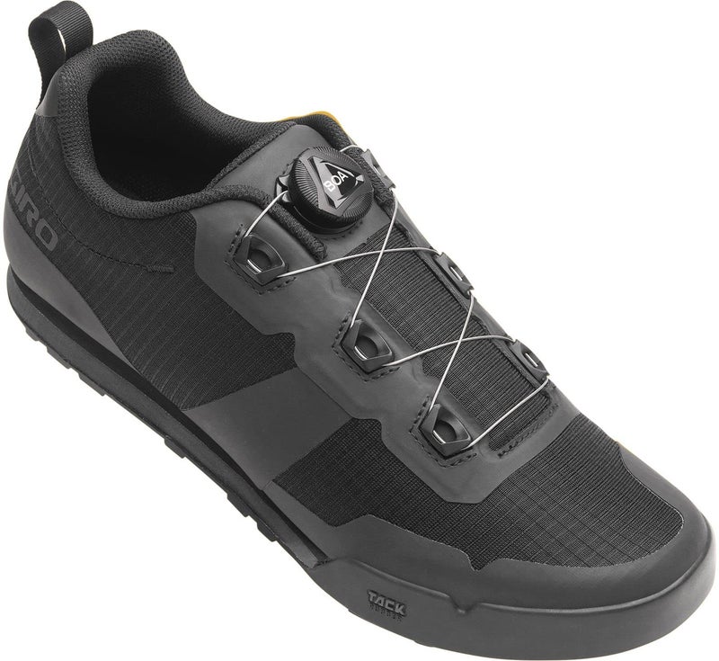 Giro Tracker Men BOA Flat Pedal Mountain BikeeBike Shoes Black 2024 49