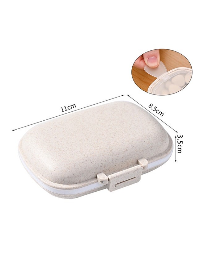 Generic Portable 8 Compartment Sealed Pill Box Weekly Pill Organiser  - Image 2
