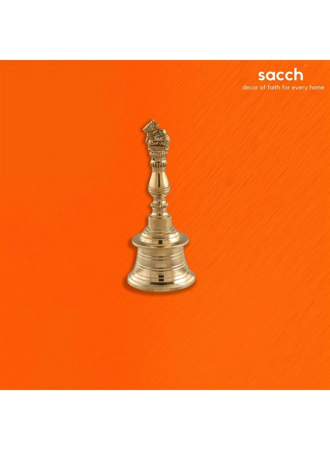Sacch | Brass Nandi Pooja Bell for Temple & Prayer Room - Image 4