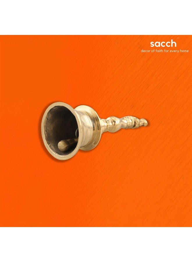 Sacch | Brass Nandi Pooja Bell for Temple & Prayer Room - Image 3