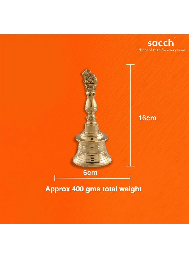 Sacch | Brass Nandi Pooja Bell for Temple & Prayer Room - Image 5