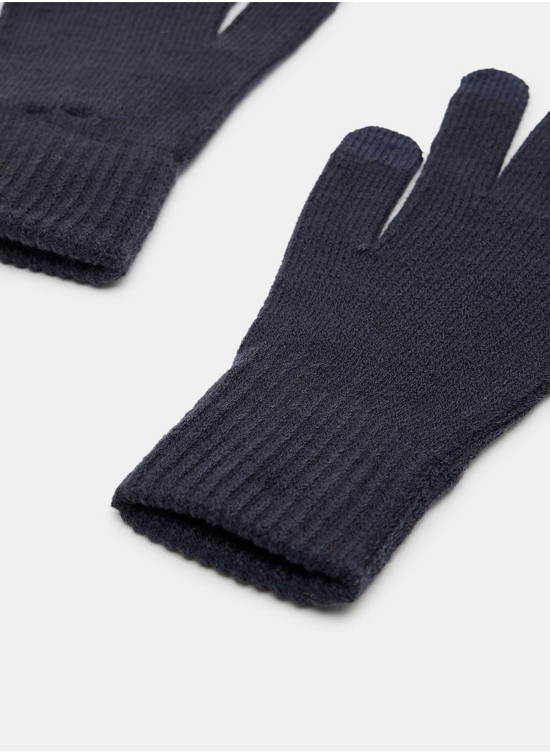 Only & Sons - Basic Acrylic Knit Gloves - Image 1