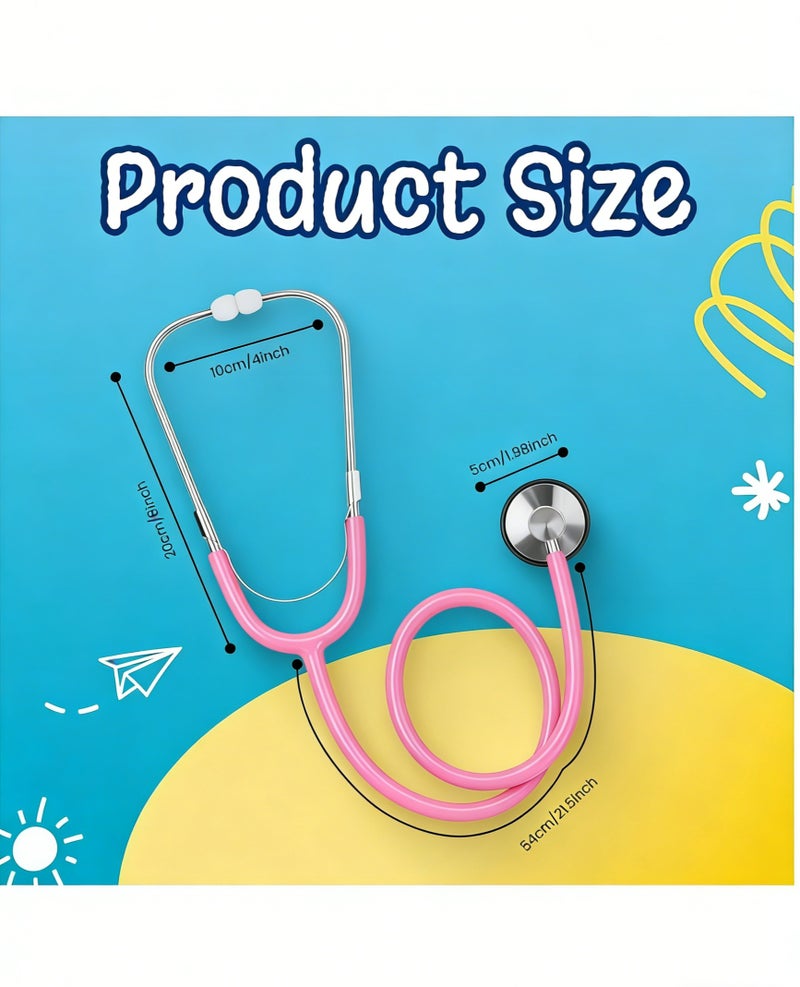 Kids Doctor Stethoscope Toy – Realistic Working Stethoscope for Children, Role Play Doctor toy for Boys & Girls – Educational Medical Pretend Play Toy for Toddlers & Kids Ages 3+ - Image 4