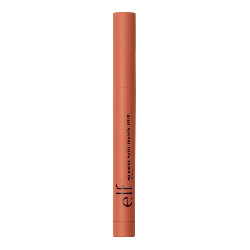 elf No Budge Matte Shadow Stick OneSwipe Cream Eyeshadow Stick LongWear  Crease Resistant Matte Finish Groovy