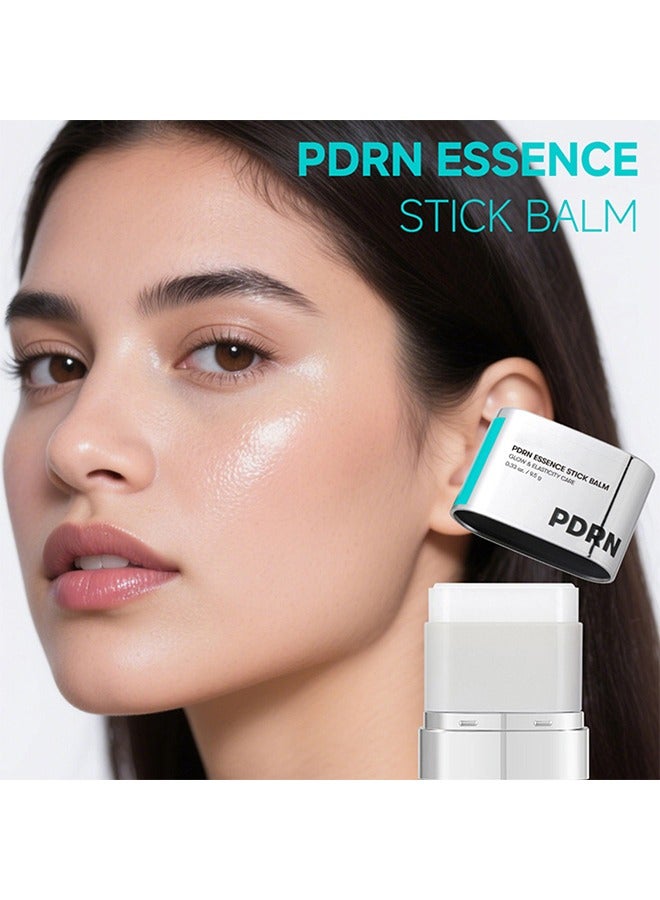 BARUBT PDRN Essence Stick Balm, PDRN Collagen Multi Wrinkle Stick, All-in-One Eye & Neck Treatment, Glow Makeup Base & Face Treatment Balm, Plumping, Fine Lines (0.33 oz.) - Image 2