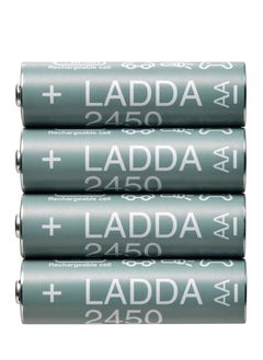 Rechargeable Battery AA 1.2V 2450 MAh 4 Pieces