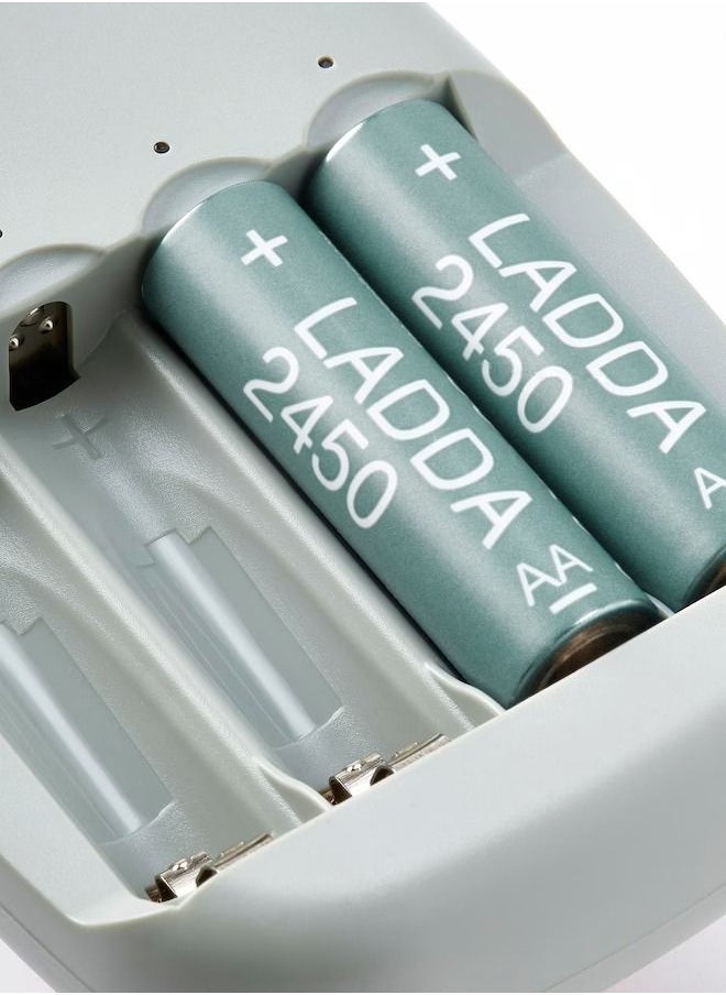 Ladda - Rechargeable Battery AA 1.2V 2450 MAh 4 Pieces - Image 1