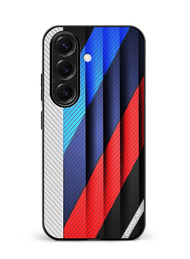 غطاء حماية لهاتف سامسونج جالاكسي S25 بتصميم تجريدي متعدد الألوان