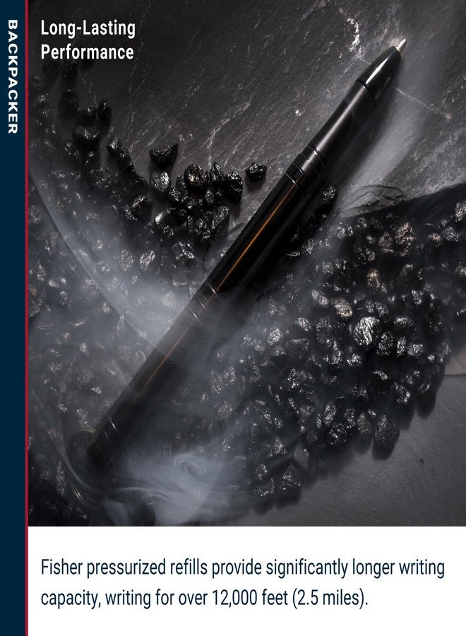 فيشر قلم فيشر سبيس بن باكباكر سبيس بن، قلم حبر جاف، حبر أسود، علبة هدايا - Image 5