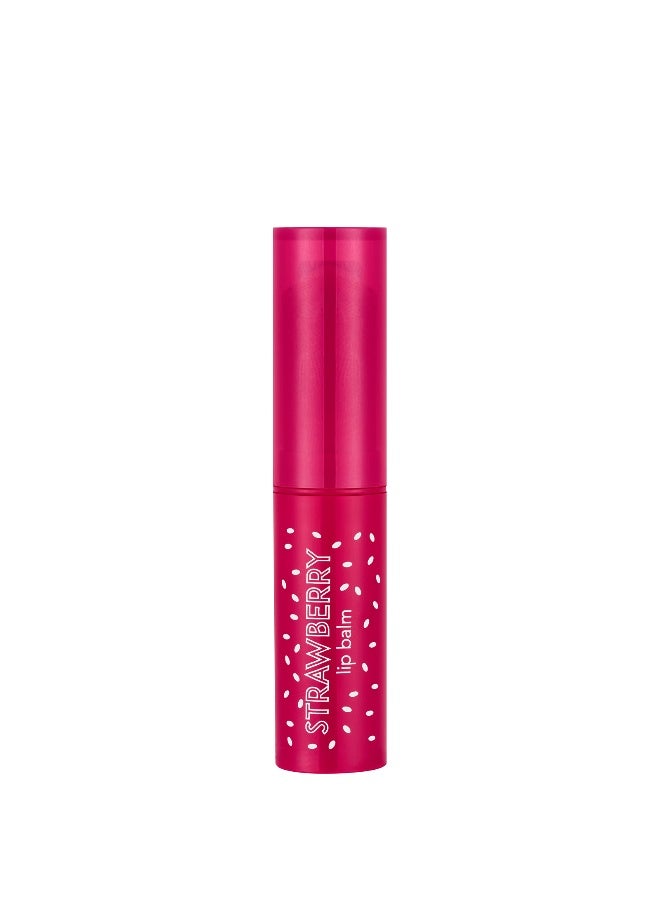 flormar Lip Balm – 003 Strawberry – Moisturizing Lip Balm, Softening Care, Smooth Finish Strawberry - Image 2
