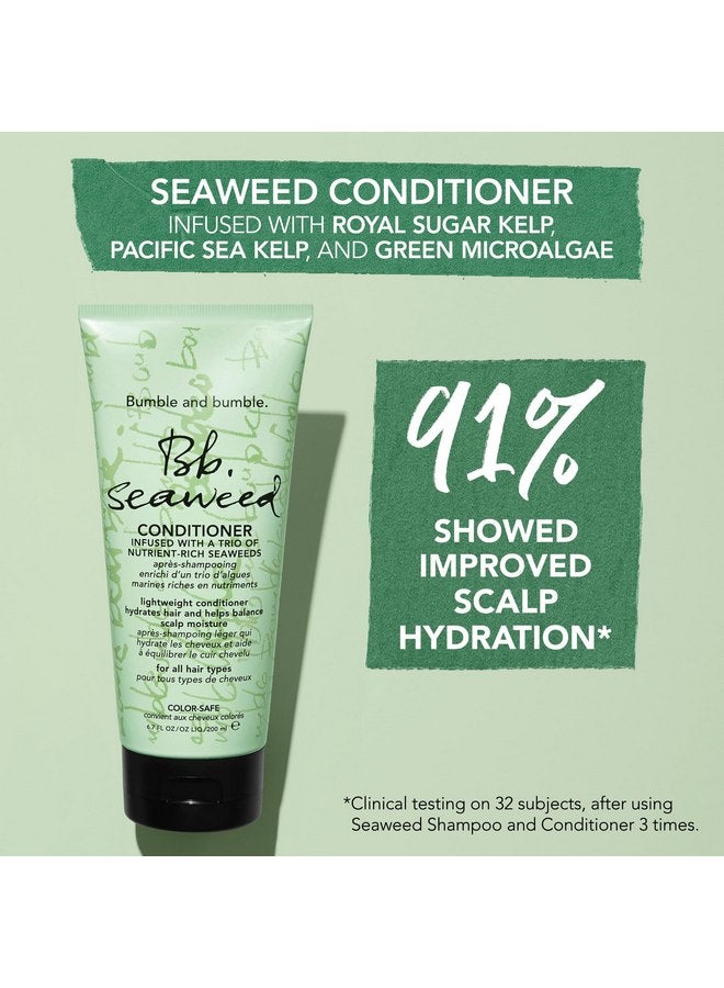 Bumble and bumble Seaweed Hydrating Conditioner | For Fine-to-Medium Hair or Daily Washer | Anti Frizz, Color Safe + Detangler | Standard Size, 6.7 Fl Oz - Image 5
