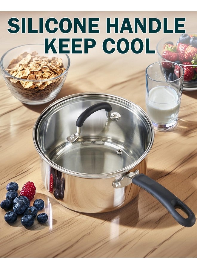 Cook N Home Cook N Home 02655 2 Quarts Double Boiler, Silver - Image 5