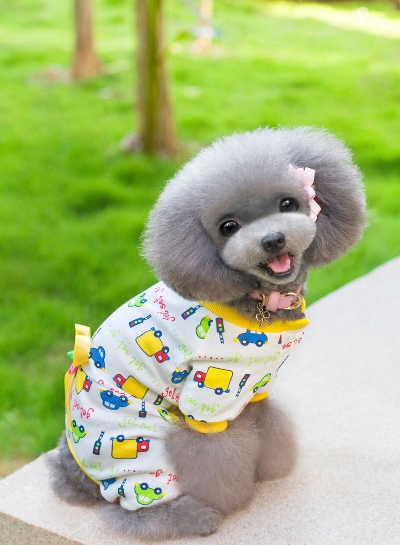 Loquat Casual dog T-shirt Yellow - Image 2