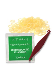 100 Pcs Natural Orthodontic Elastic Dental Rubber Bands For Braces 4.5 Ounce Heavy Dreadlocks Hair Braids Include Braces Rubber Band Tool 316 Inch - pzsku/Z874A949AFB38EA92E2BFZ/45/_/1707974473/e375d055-8538-49f5-ba08-5276478c12e1