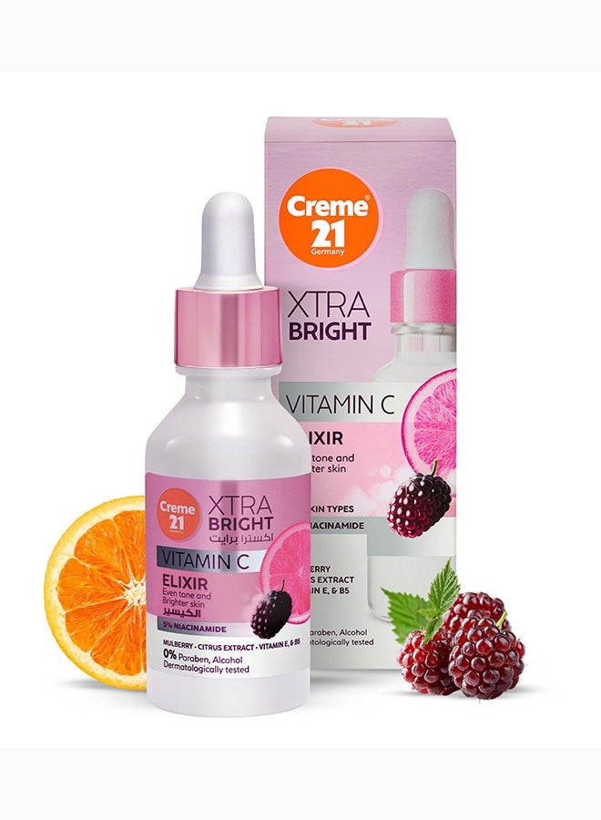 Creme 21 XTRA Bright Face Serum | With 5% Niacinamide, Vitamin E & Vitamin B5 | Brightens & Targets Dark Spots, Hyperpigmentation & Uneven Skin Tone | For All Skin Types | Born in Germany - Image 1