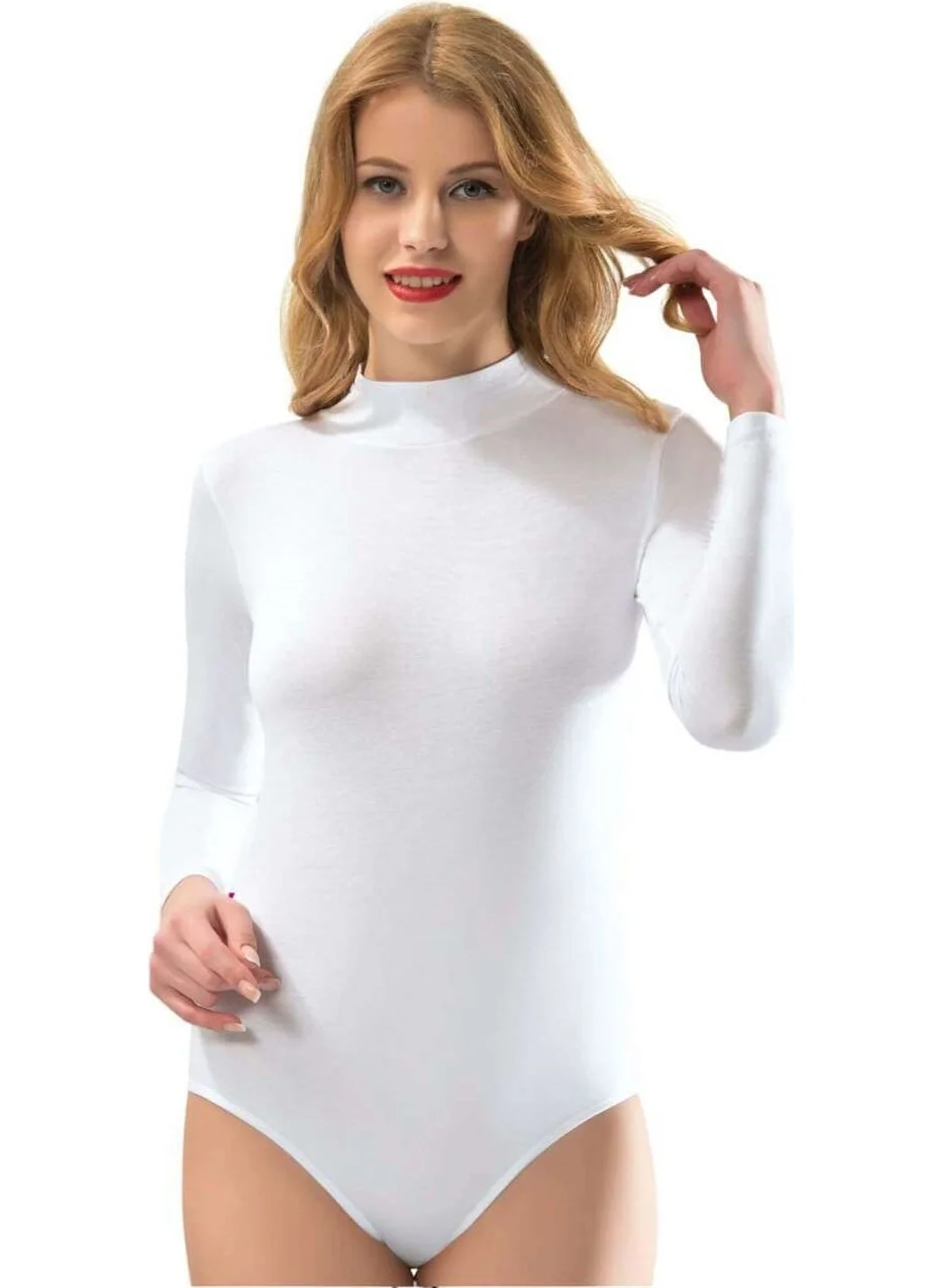 كوتا 6181 Long Sleeve Turtleneck Women's Snap-On Badi