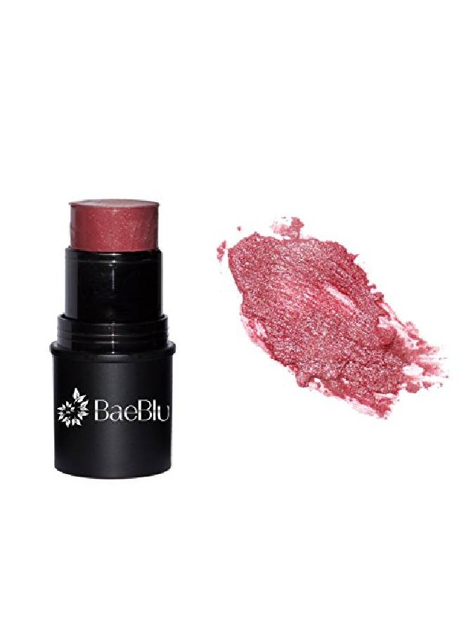 BaeBlu Organic Cheek Tint 100% Natural Vegan Glutenfree Cream Blush Stick Made In Usa Cabernet - Image 1