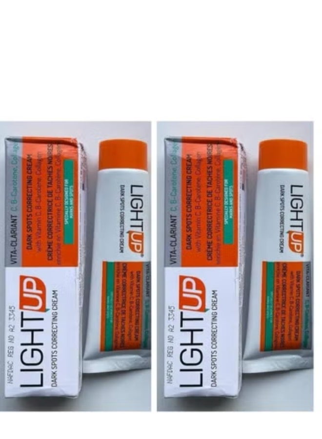 Dark Spots Correcting Tube Cream with Vitamin 2Pcs 2*40 g