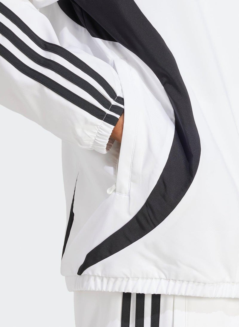 adidas Originals TEAMGEIST TT White Originals Men TRACK TOPS - Image 4
