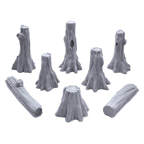 EnderToys Swamp Tree Trunks Logs DND Terrain Tabletop RPG Scenery and Wargame Terrain for 28mm Miniatures - Image 1