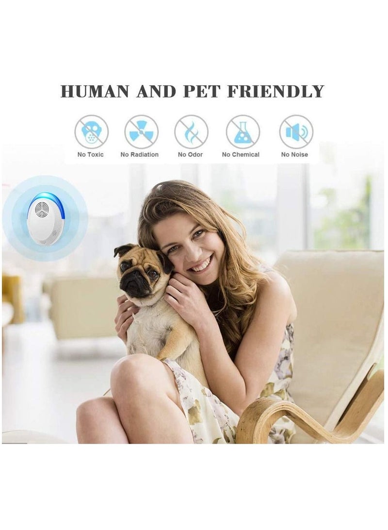 KASTWAVE Ultrasonic Pest Repeller, Indoor Anti Insect, Plug in Pest Control, Electronic Moths Repellent, Against Fleas, Rats, Mouse, Ants, Bed Bugs, Cockroaches, Flies, Mosquito, 4 Pack - Image 3