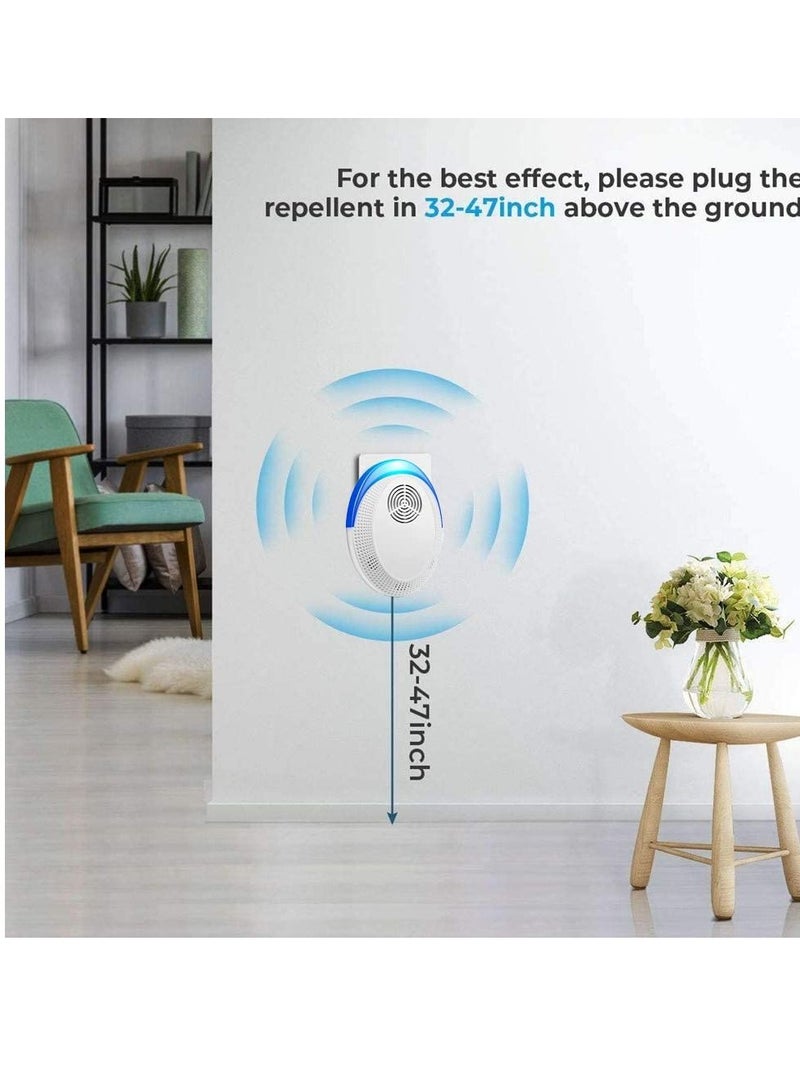 KASTWAVE Ultrasonic Pest Repeller, Indoor Anti Insect, Plug in Pest Control, Electronic Moths Repellent, Against Fleas, Rats, Mouse, Ants, Bed Bugs, Cockroaches, Flies, Mosquito, 4 Pack - Image 5