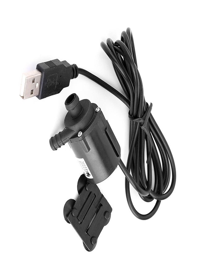 والفرونت مضختان صغيرتان لتبريد المياه تعملان بمنفذ USB، بدون فرشاة، غاطستان، بجهد 6 فولت تيار مستمر، 0.6-1.8 واط، 150 لتر/ساعة (قطعتان) - Image 3