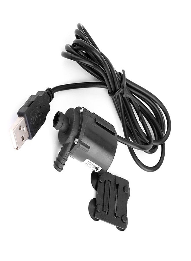والفرونت مضختان صغيرتان لتبريد المياه تعملان بمنفذ USB، بدون فرشاة، غاطستان، بجهد 6 فولت تيار مستمر، 0.6-1.8 واط، 150 لتر/ساعة (قطعتان) - Image 4