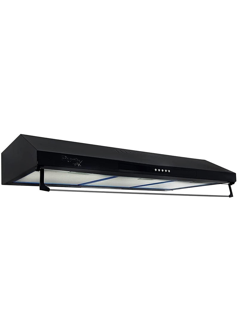 Purity Purity Built-In Kitchen Hood, 90cm Black, PIATTA BL 90CM  - Image 3