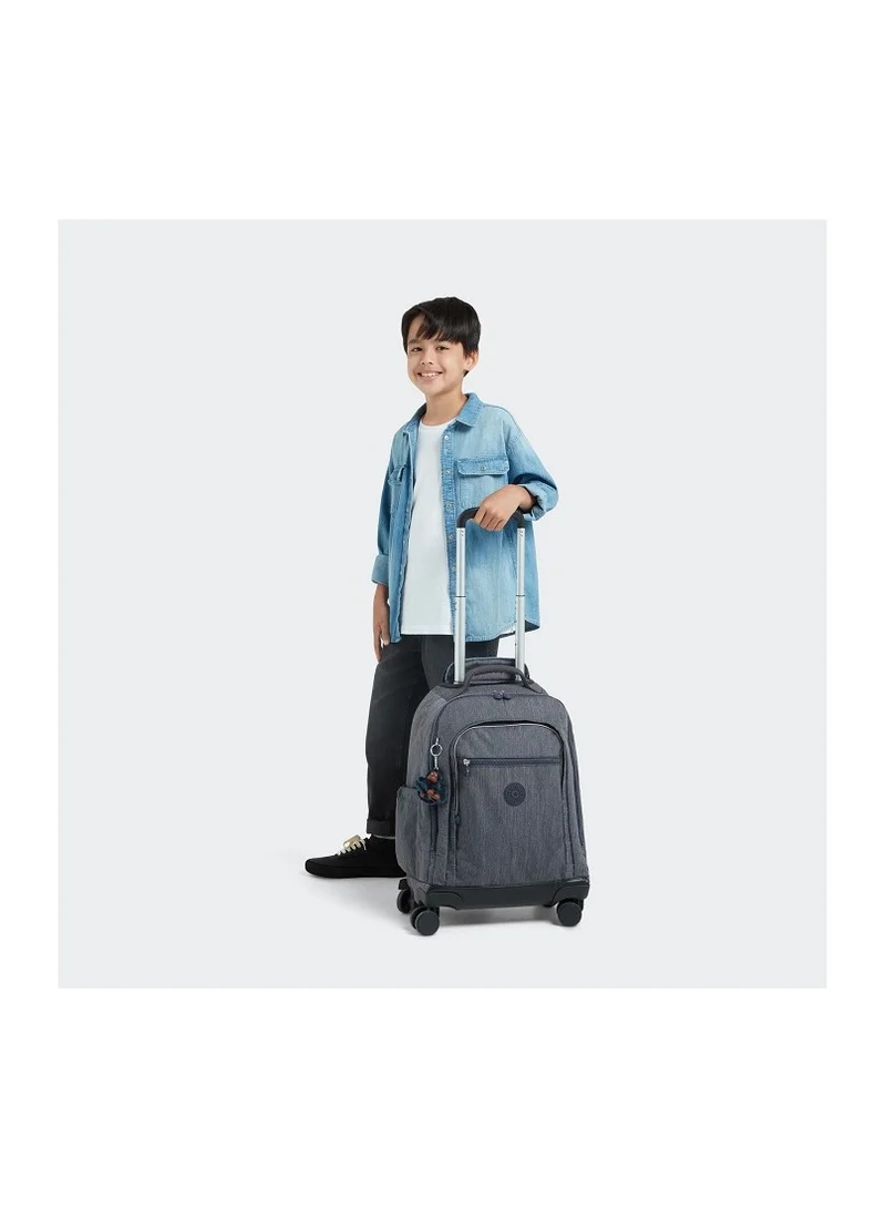 kipling Large wheeled backpack with laptop protection New Zea Marine Navy KI563558C