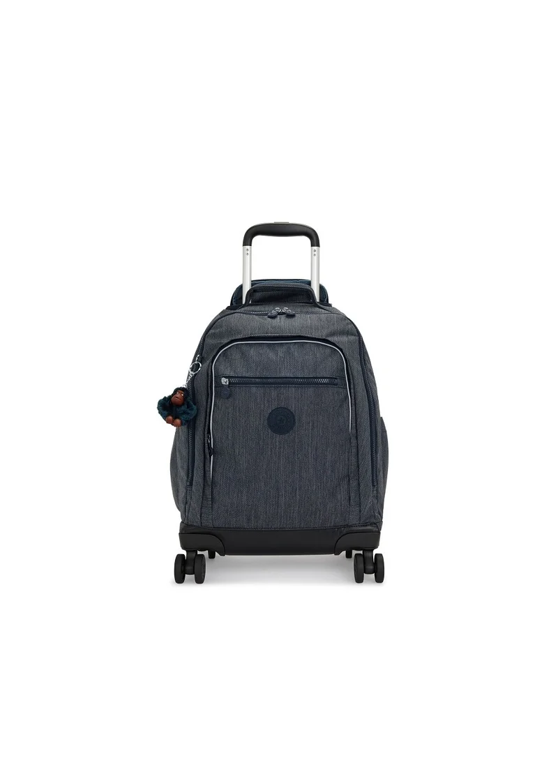 kipling Large wheeled backpack with laptop protection New Zea Marine Navy KI563558C