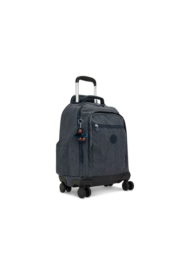 kipling Large wheeled backpack with laptop protection New Zea Marine Navy KI563558C