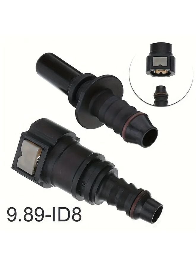 Straight Male Connector Universal Plug In Fuel Hose For Automotive Motorcycle - Image 1