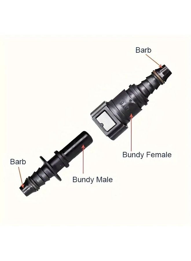Straight Male Connector Universal Plug In Fuel Hose For Automotive Motorcycle - Image 4