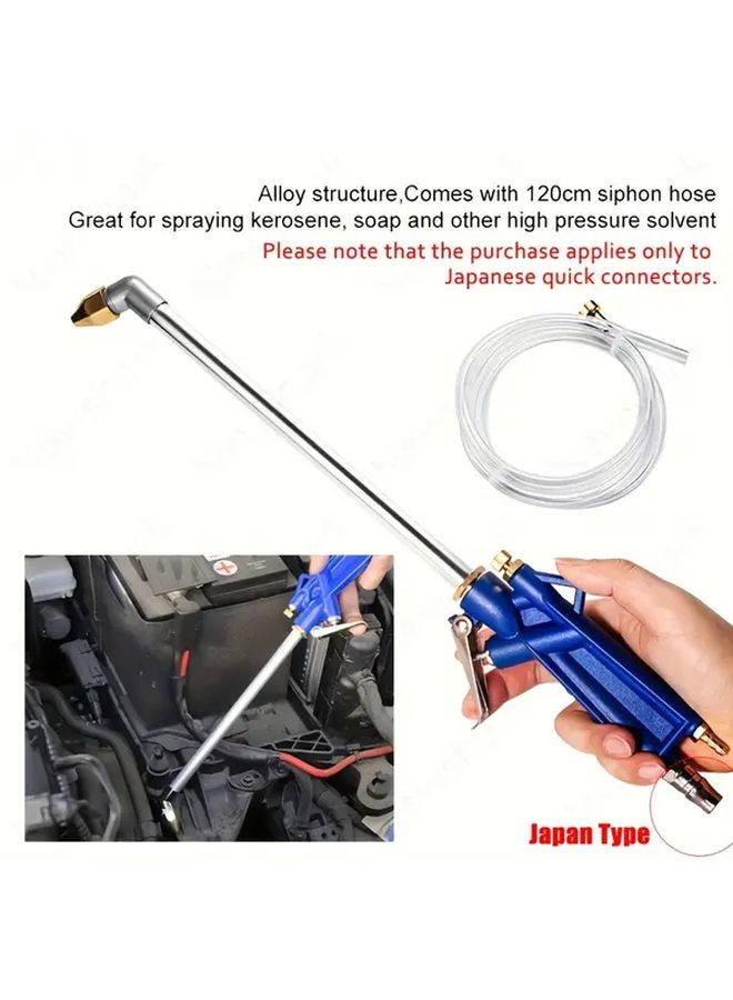 Pneumatic Engine Water Gun High Pressure Car Cleaning Tool Metal Handle Resin Head For Car Lubrication And Wash 1pc - Image 1