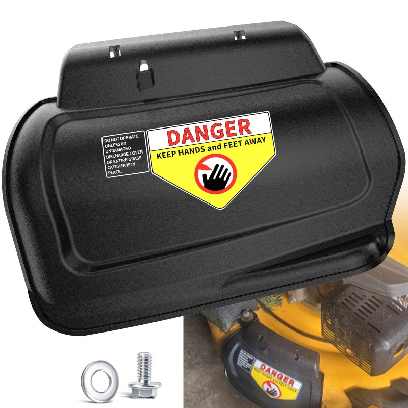 98702516A Hinged Mulching Plug Compatible with MTD Troy Bilt Craftsman Cub Cadet Fits 21 Murray Push Mower and More Comes with Spring Pin and Hinge 98702516 68702516A 68702516