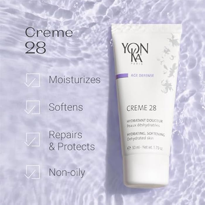 Yonka Yon-Ka Crème 28 | Soothing & Nourishing Daily Face Moisturizer with Quintessence, Olive Oil & Vitamins C & E | Hydrating & Softening Cream for Dry & Dehydrated Skin | Paraben-Free | 1.79 fl oz - Image 2