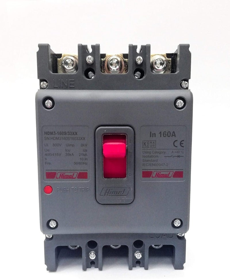 Himel 160A 35kA 3P Molded Case Circuit Breaker MCCB - Himel - Image 1